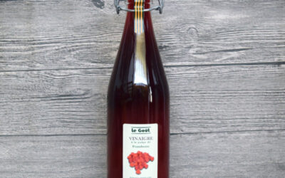 Foie de veau marine au vinaigre de framboise