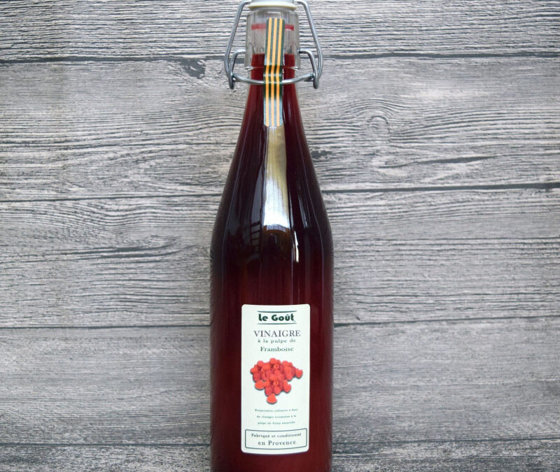 Foie de veau marine au vinaigre de framboise