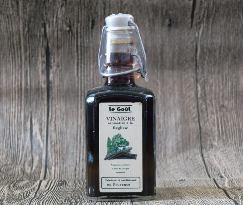 Marinade de noix de saint jacques au vinaigre de reglisse