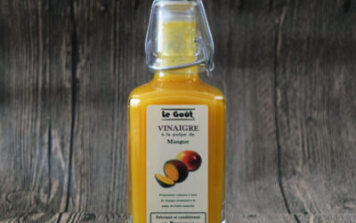 Magret de canard a la mangue, sauce vinaigre de mangue