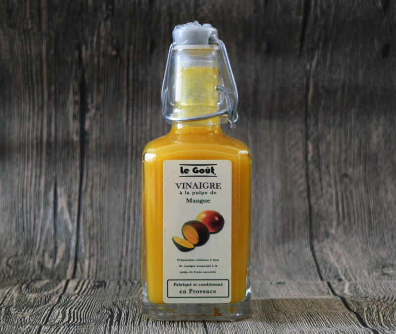 Magret de canard a la mangue, sauce vinaigre de mangue