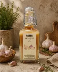 Menu autour du vinaigre à la pulpe d&rsquo;ail