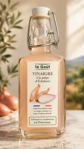 Vinaigre à la pulpe d'échalotes