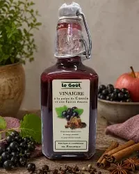 Menu autour du vinaigre à la pulpe de Cassis et aux Epices douces