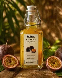 Menu autour du vinaigre à la pulpe de fruit de la passion