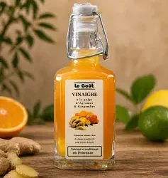 Menu autour du vinaigre Agrumes Gingembre