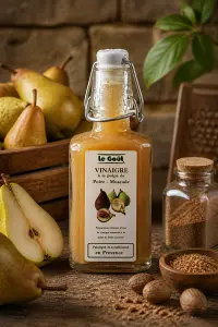 Vinaigre à la pulpe de Poire et Muscade