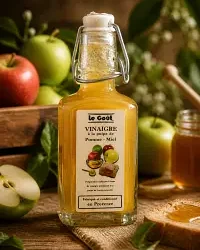 Menu autour du vinaigre à la pulpe de pomme et miel